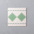 Green Diamond Border Porcelain Tile